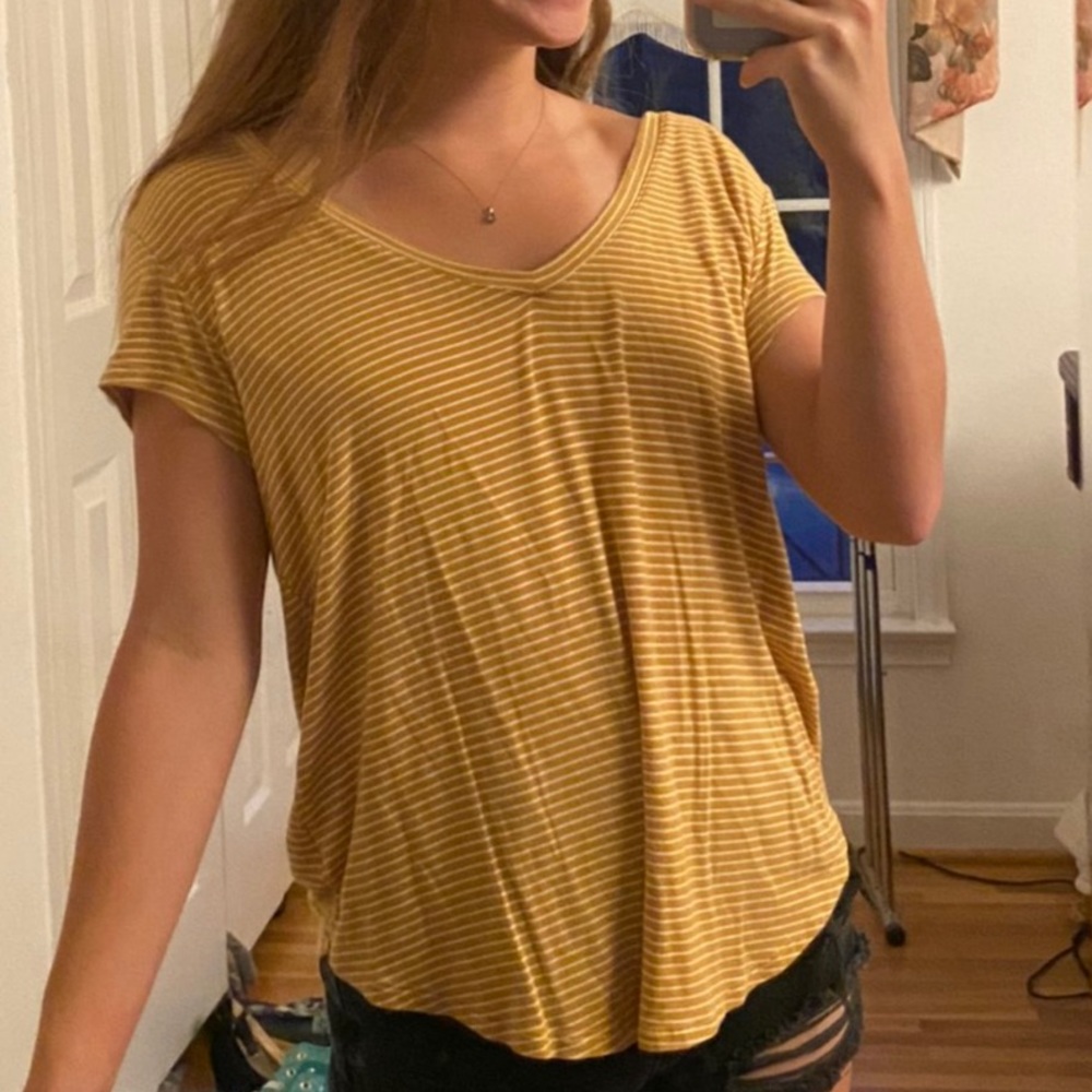 striped AE tee